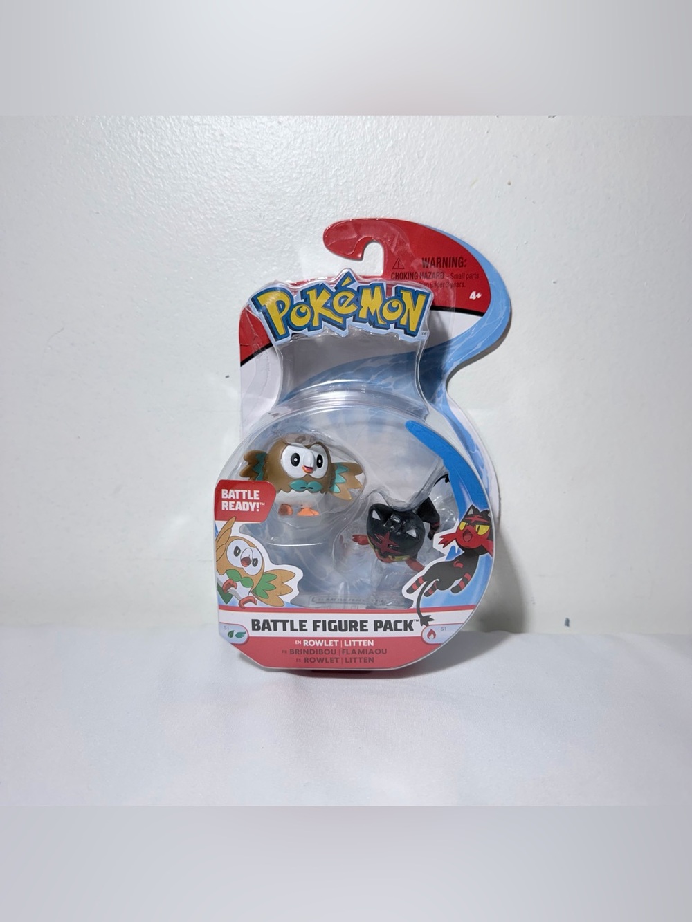 Pokémon Battle Figure Pack - Rowlet & Litten
